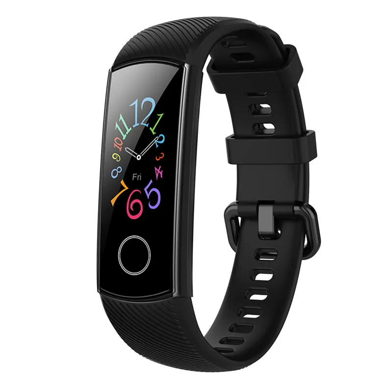 Силиконовый ремешок для huawei honor band 5, умный Браслет, ремешок на запястье для honor band 4, резиновый браслет, умные Сменные аксессуары