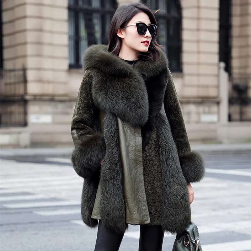 Женская кашемировая куртка из натурального меха верхняя одежда натуральной кожи