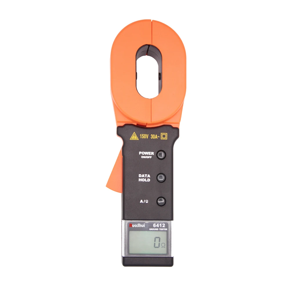 

6412 Resistance + AC Current Clamp Earth Resistance Tester