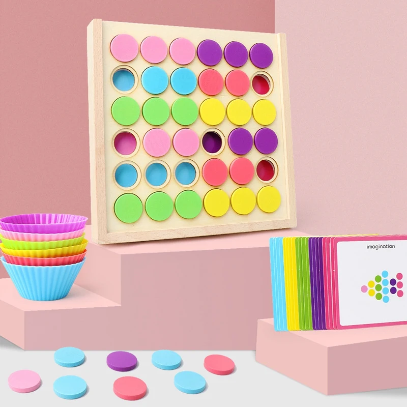 

Деревянная цветная классификация, соответствующая коробка, игрушки, цветные познавательные настольные игры для детей, Обучающие Игрушки д...