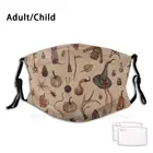 Сельский коричневый уютный Crone для взрослых и детей Пылезащитный фильтр сделай сам маска ведьма Хэллоуин охотничий коттедж Cottagecore Goth Crone Magick