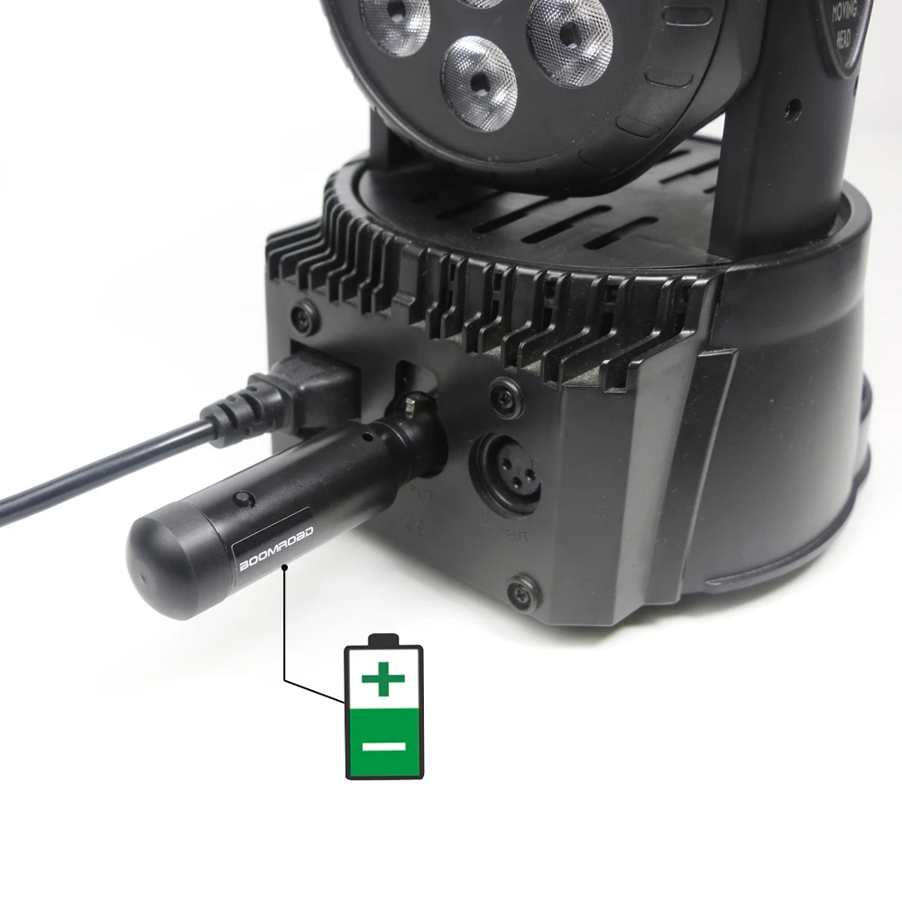 384ch Беспроводной DMX 512 DJ светильник контроллер приемник встроенный Батарея ing