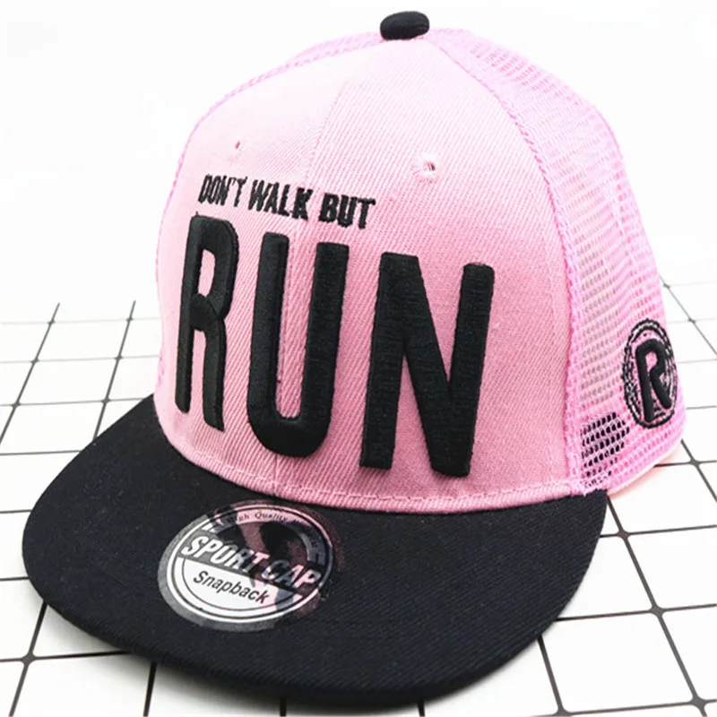 Бейсболка детская в стиле хип-хоп с буквенным принтом регулируемая | Детская