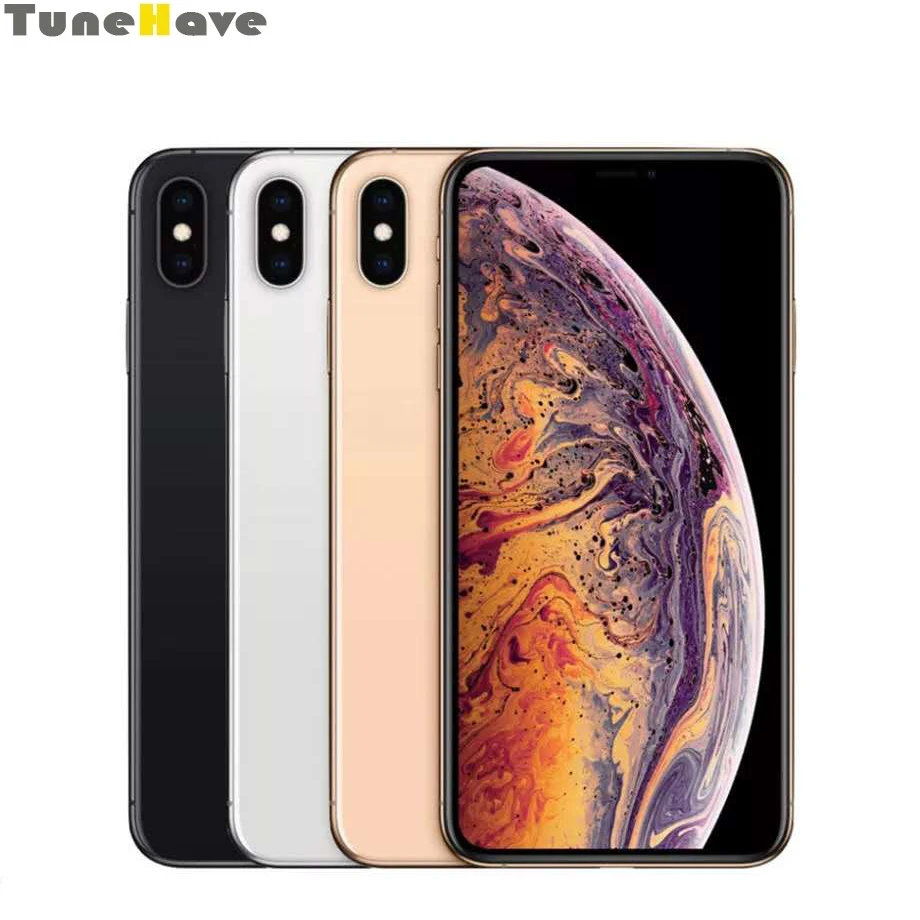 Разблокированный оригинальный Смартфон Apple iPhone XS 5 8 дюйма с/без Face ID A12 Bionic Chip IOS12 4G