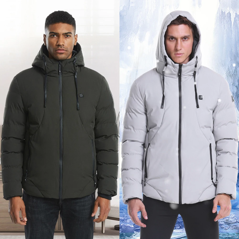 Usb зарядка Отопление хлопок пальто мужской отец интеллектуальное Хлопок Одежда