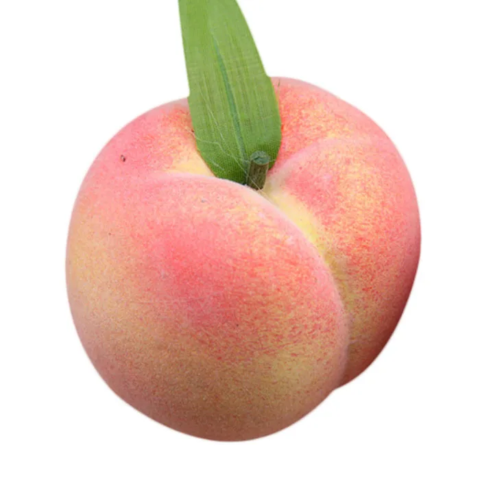 

ANGRLY Simulation Plant Foam Restaurant Fruit Wedding Fruit Vegetable Fake Peaches Peaches Simulation Wedding Decoration