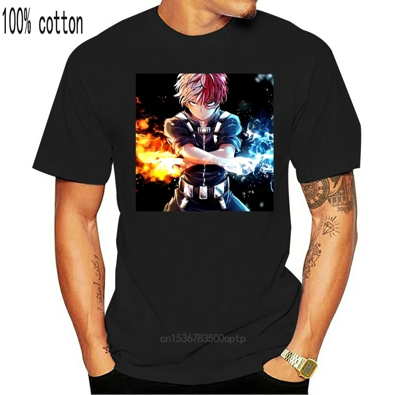 

New Men t shirt Short sleeve Todoroki BNHA Unisex T Shirt Women t-shirt tee tops
