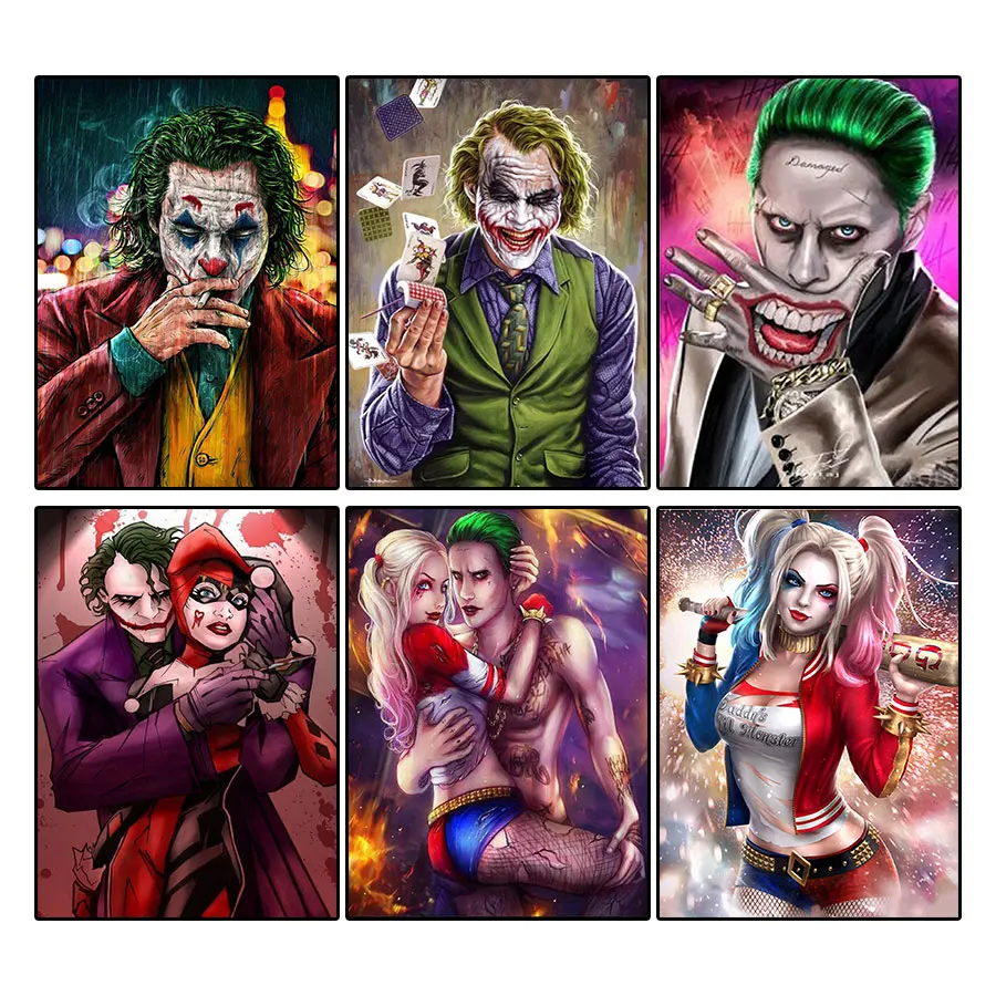 Набор для алмазной живописи Джокер картина из квадратных страз 5d сделай сам