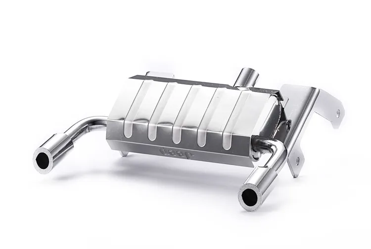 DJ Aluminum Twin Exhaust Pipe for AXIAL SCX10-III