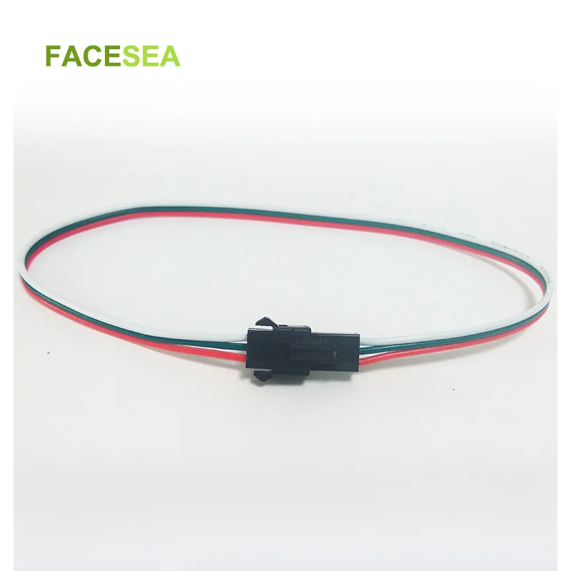 100 шт. 2pin 3pin 4pin 30 см 50 1 м 5 2 JST SM разъем для светодиодной ленты 22AWG|Соединители| |