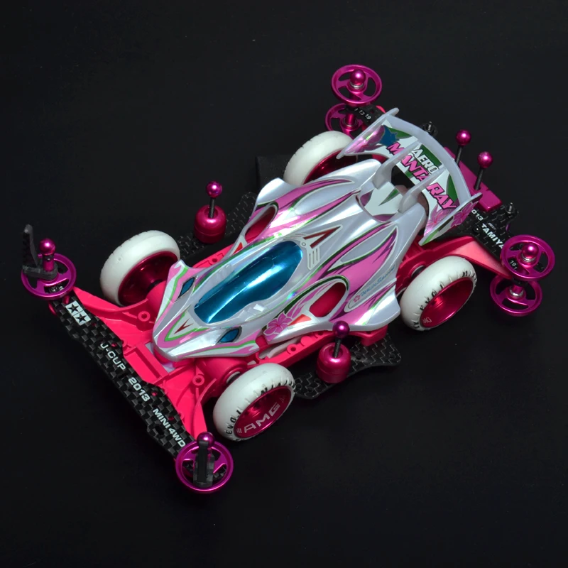 Tamiya CYCLONE MAGNUM Mini 4WD модели автомобилей с AR шасси из алюминиевого сплава ролики