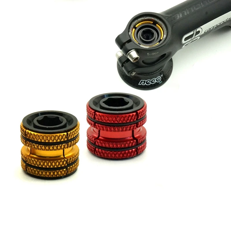 Aluminum Alloy Bike Bicycle Headset Expander Plug for 28.6mm 1 1/8 Inch Steerer Carbon Fork MTB Road Headsets Plugs | Спорт и