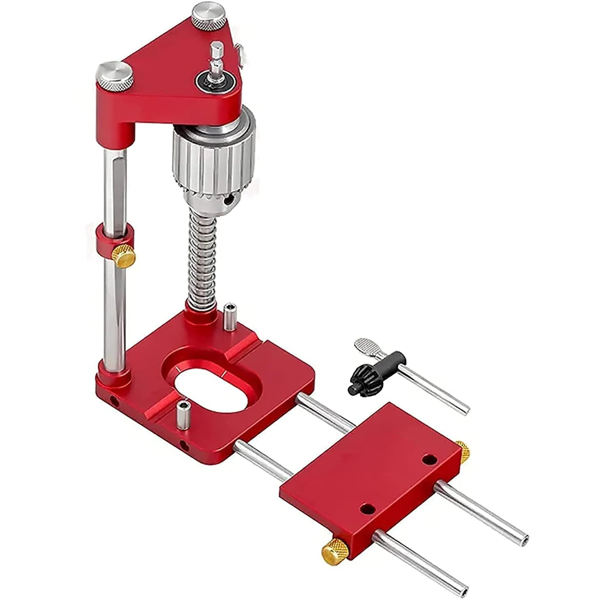 

Drill Locator Hole Drill Guide Dowel Jig Convenient Labor Saving Plastic Steel Woodworking Drilling Template Guide Tool for Home