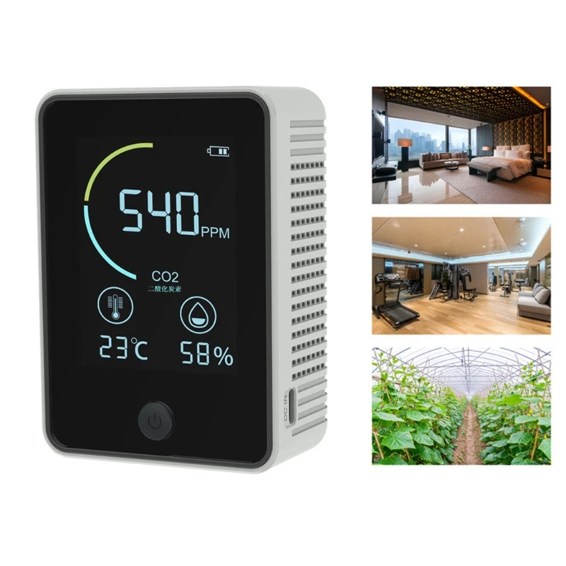 

Измеритель M17E CO2, цифровой датчик температуры и влажности, тестер, монитор качества воздуха в помещении