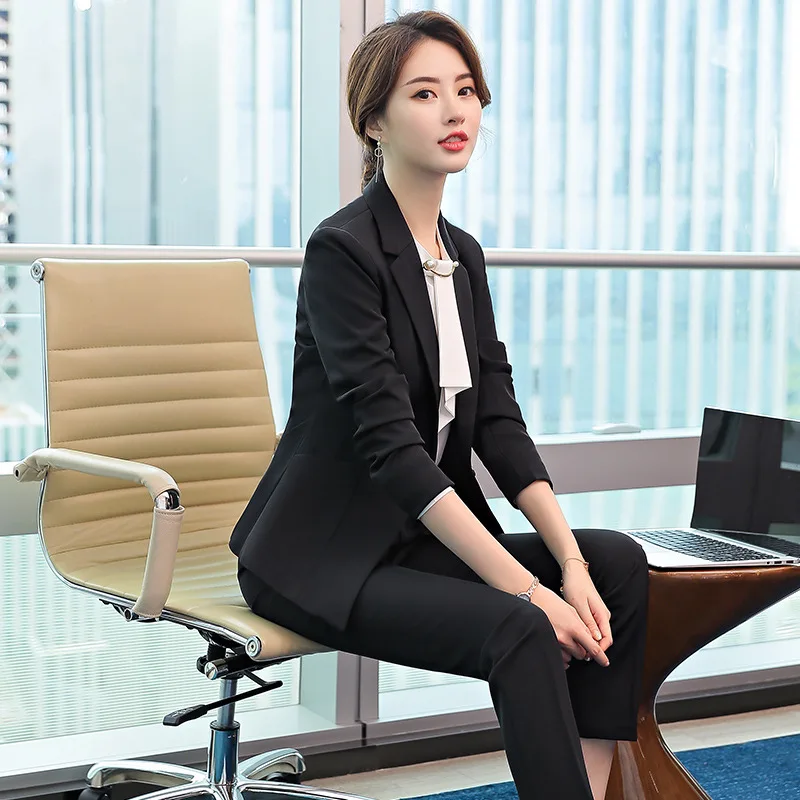 Женский элегантный деловой костюм топы и блузки юбка блейзер для офиса женский