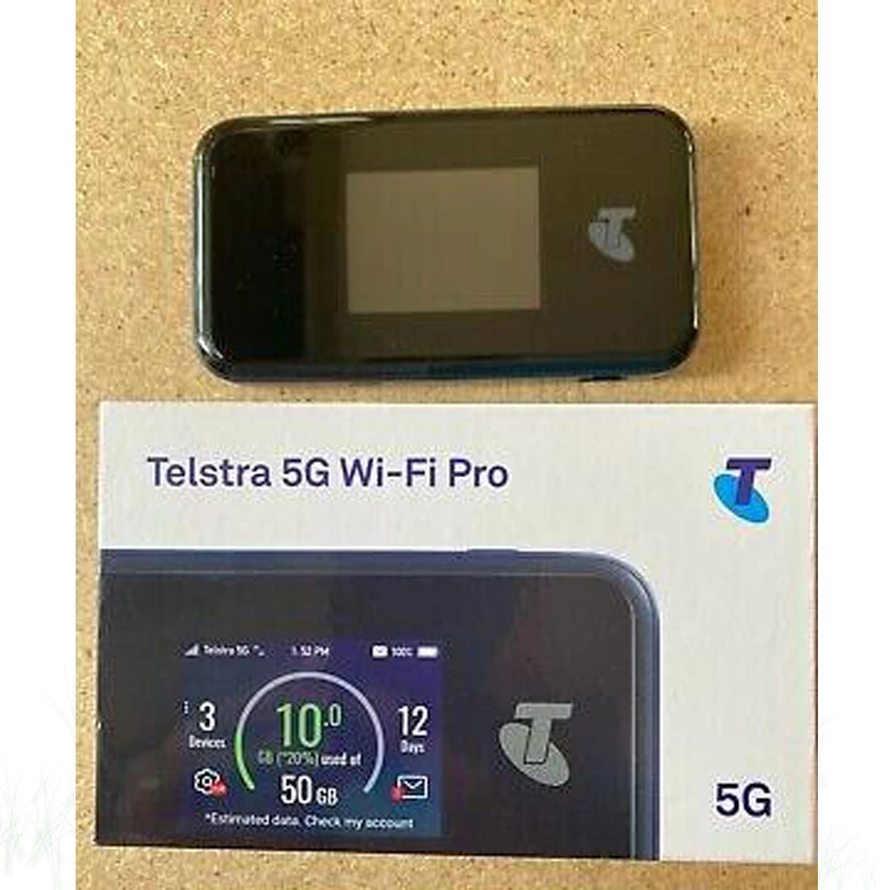 New 5G Wi-Fi Pro ZTE MU500  Mobile Hotspot Sub6G Networks 2.4 Inch Colour Touch Screen Up To 30 Devices 4500mAH Battery