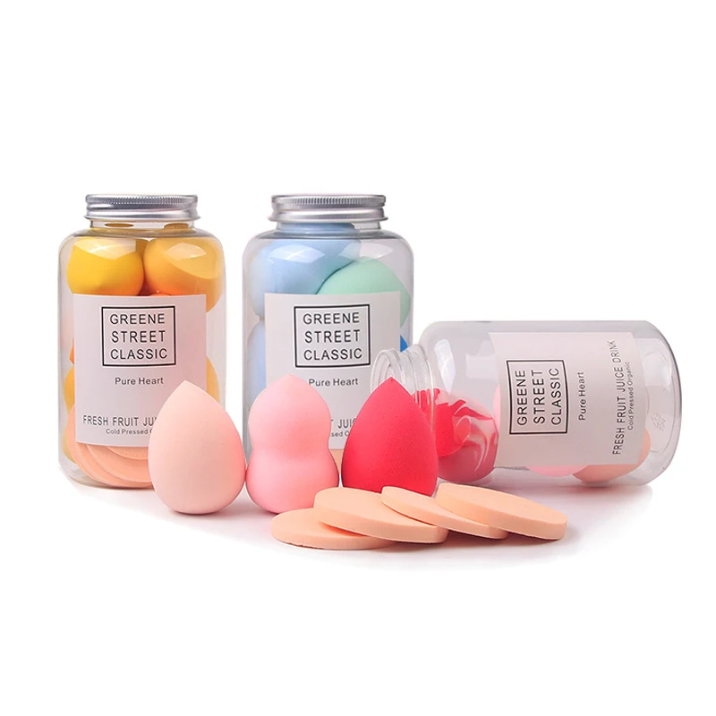 Косметическая пудра 10 шт. губка для основы гладкий крем Смешивание разных форм