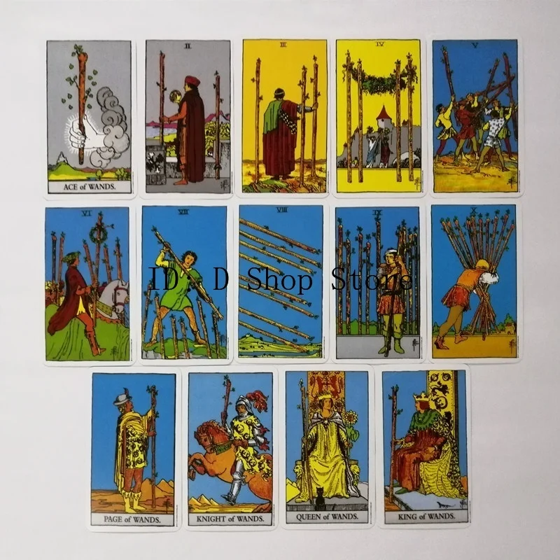 Хит продаж 2019 78 шт Rider Waite Tarot Deck Cards английская полная версия хорошо напечатанная