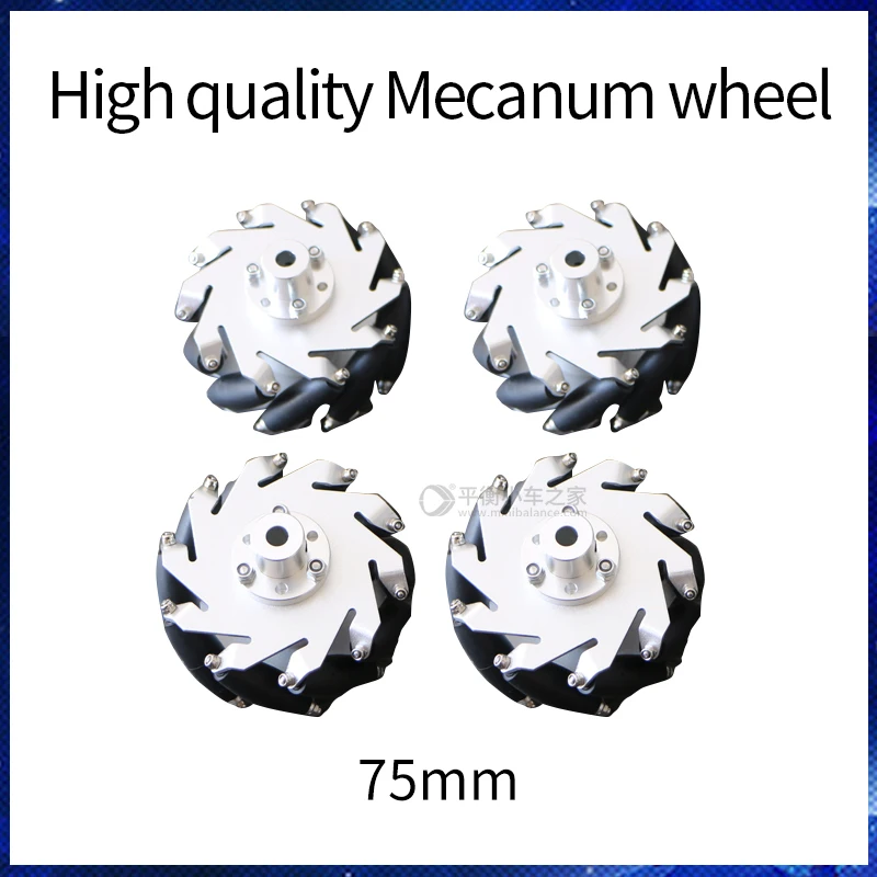 omni wheels 75mm A set of 4 Mecanum wheels 75mm