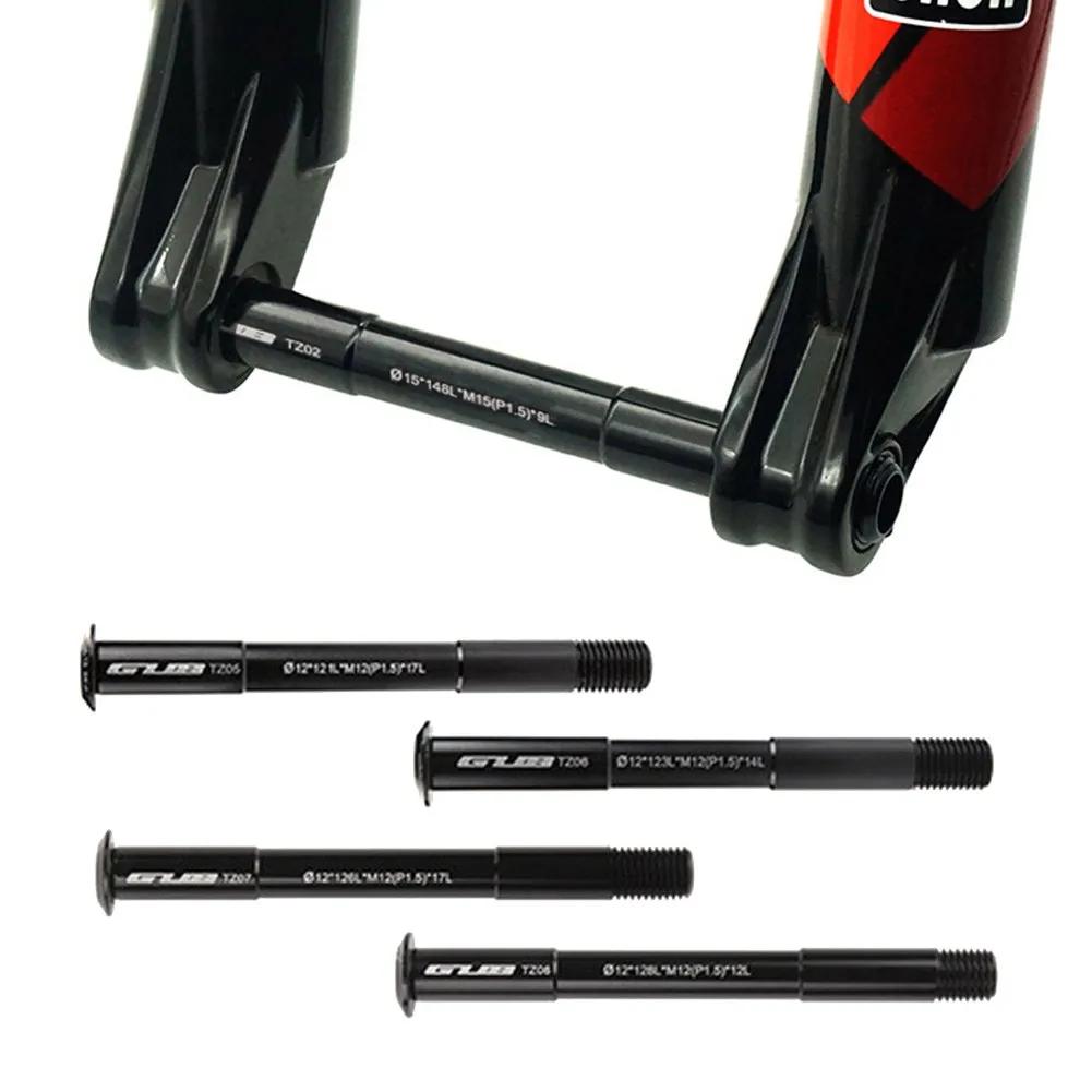 

Bicycle Front Hubs Tube Shaft MTB Road Bike Quick Release Thru Axle Skewers P1.5 100x12mm For Bike Fork Cycling Accessories