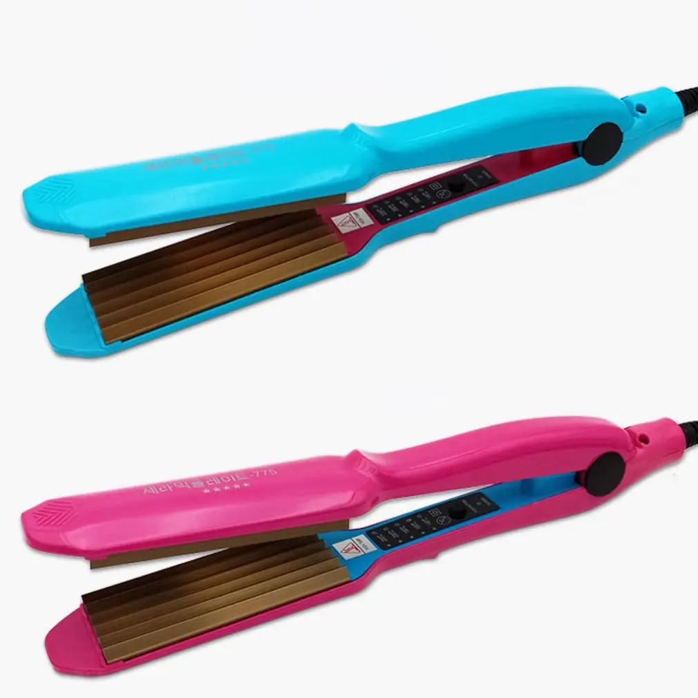 

Pro Hair Crimper Curler Iron Anion Ceramic Wave Curling Wand With 5-Spped Temperature Control Curling Iron Hairdressing Product