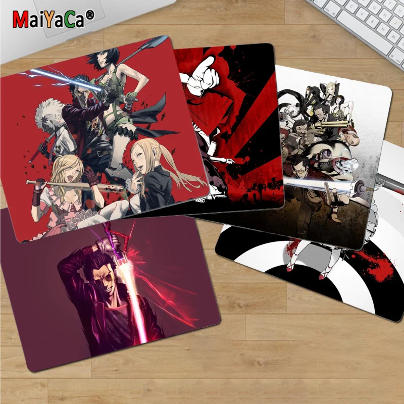 

MaiYaCa No More Heroes Gamer Speed Mice Retail Small Rubber Mousepad Smooth Writing Pad Desktops Mate gaming mouse pad