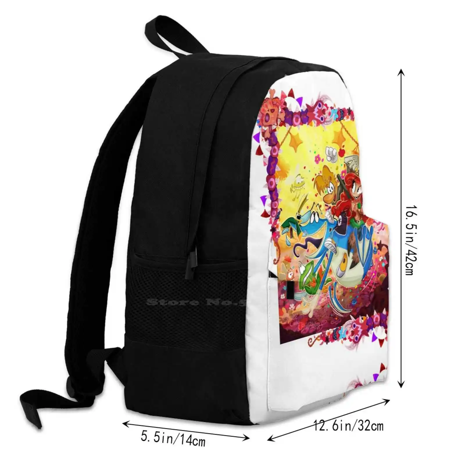 Рюкзак Mirachi Madness для студентов школьная дорожная сумка ноутбука Rayman Raymanlegends игры