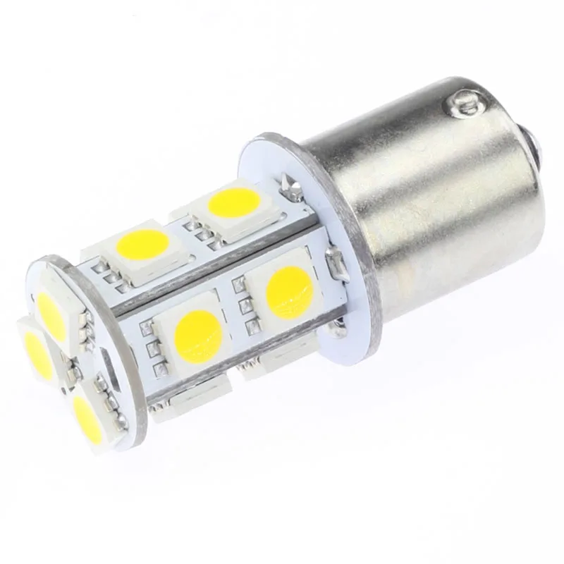 1156 светодиодные лампы BUBL P21W BA15S 12В 24В 13LED 5050SMD автомобильные задние фонари