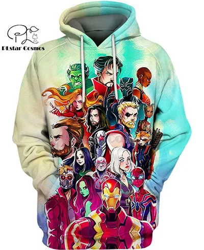 hoodies PLstar Космос marvel Мстители Железный человек 3d толстовки/рубашка/Толстовка Зимний пуловер с длинными рукавами Мода Harajuku уличная одежда - Цвет: hoodies