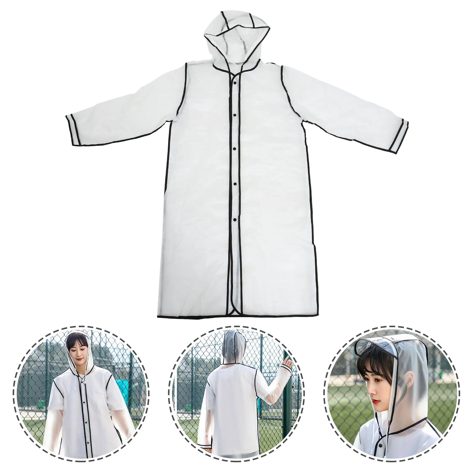 

Портативный многоразовый дождевик для мужчин