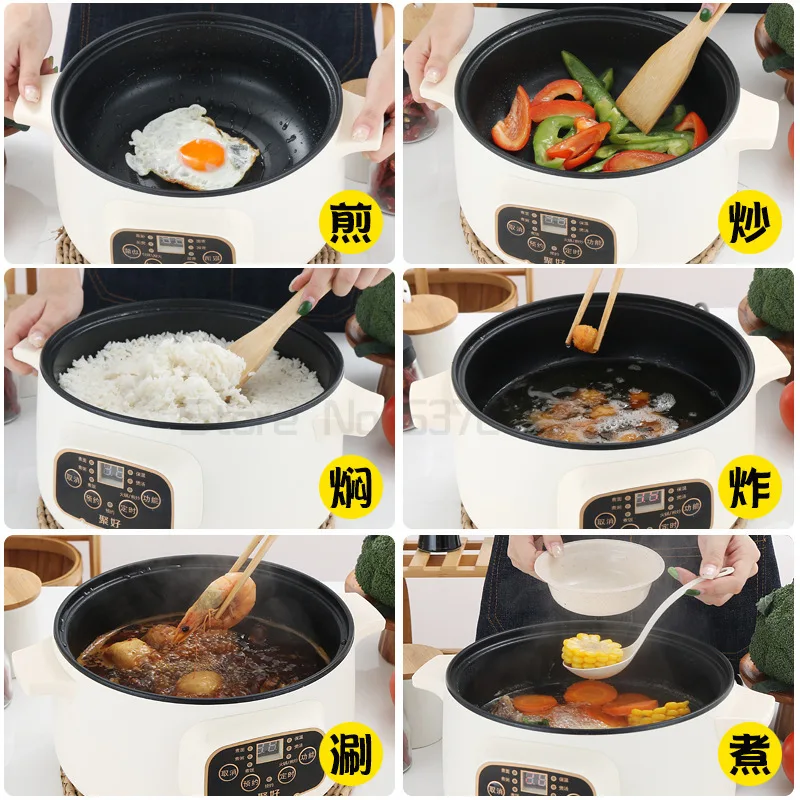 구매 미니 전기 밥솥 지능형 자동 가정용 1-2 명 스테인레스 스틸 증기선 작은 주방 쿠커