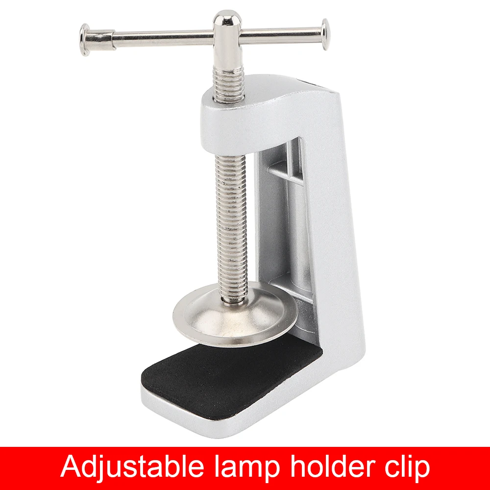 Серебряный Алюминий Сплав регулируемая настольная лампа неподвижное базовое