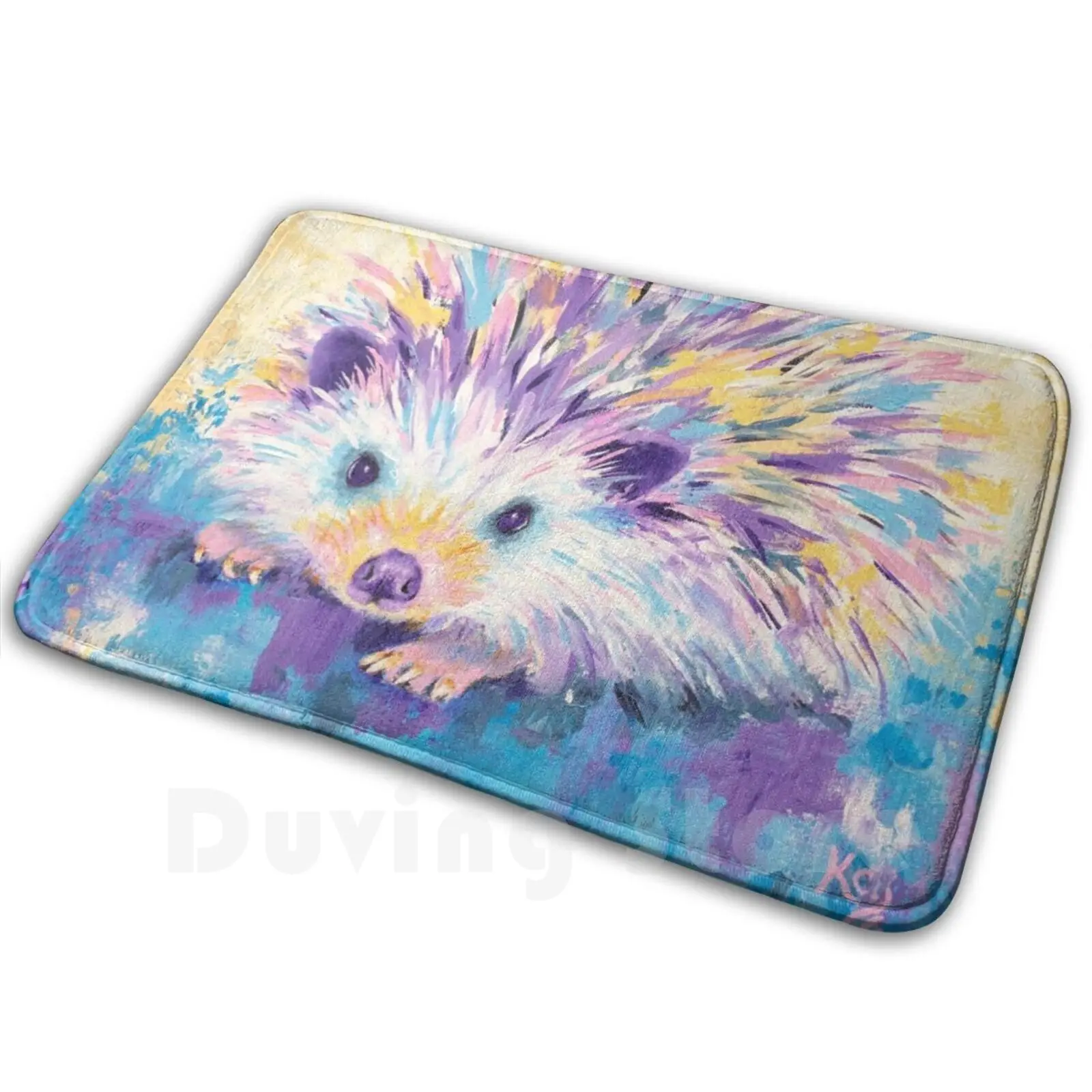 Мягкий Нескользящий Коврик с ежиком коврик 257 подушка еж ежик лицо ежика животные