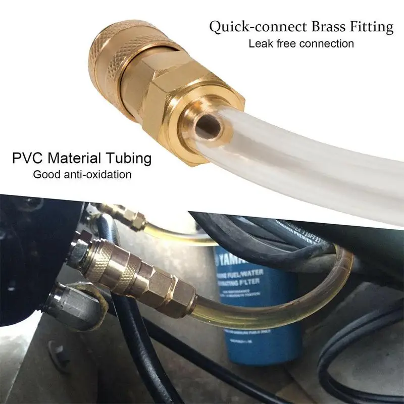 White Color Bleed Kit Filler For Seastar Hydraulic Steering Tube Bridge Systems Hose O9X4 |