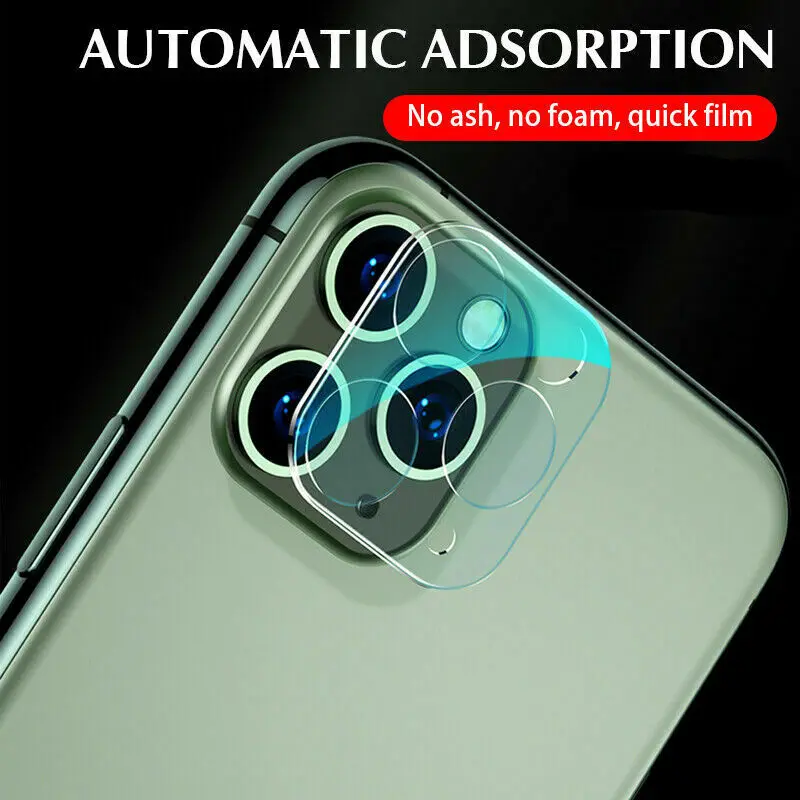 Для iPhone 11 Pro/ Max полное покрытие HD закаленное стекло Защита для объектива камеры