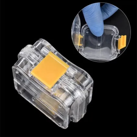 10/50pcs Pack Small Dental Crown Box With Transparent Flexible Film Inside Denture Storage Plastic Teeth Tool Material