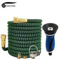 new high hose pressure fireman nozzle garden hose stronger water flow expandable flexible magic hose plastic irrigation tools