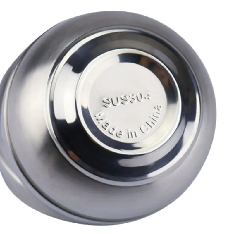 

Eco-friendly Double Layer Anti-Rust 304 Stainless Steel Classic Bowl Thermal Insulation For Kitchen Flatware Dia12/13/14/15/16CM