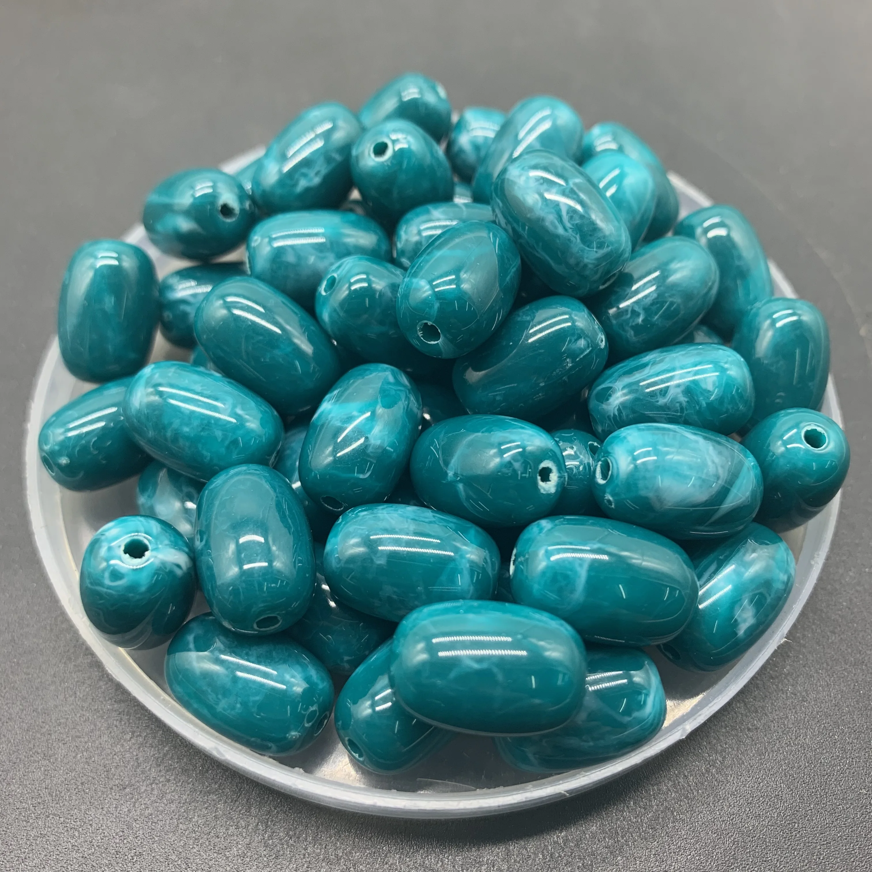 

18x10mm 20pcs of Acrylic Beads Earrings Necklace Accessories Beads For Jewelry Making DIY Jewelry Findings