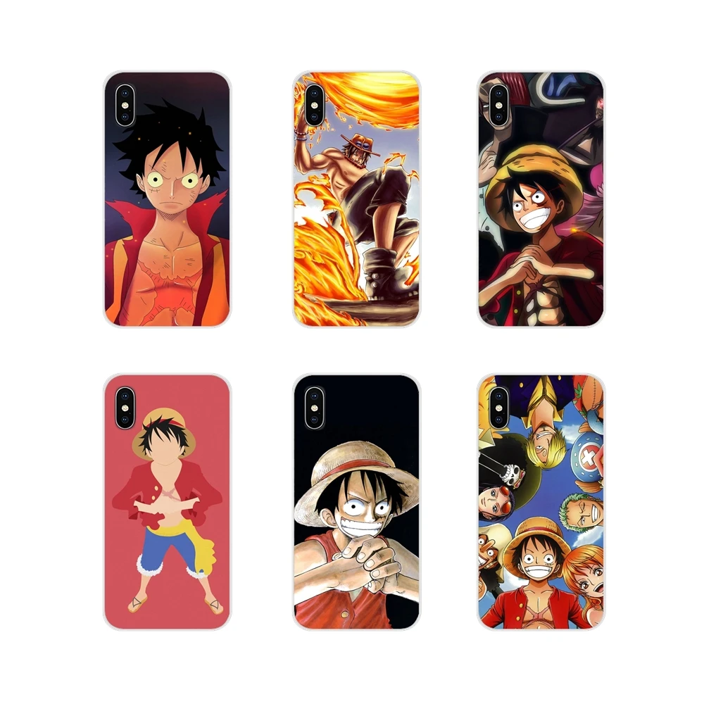 Аксессуары чехлы для телефонов Motorola Moto X4 E4 E5 G5 G5S G6 Z Z2 Z3 G G2 G3 C Play Plus One Piece Luffy