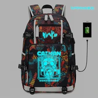 new anime dorohedoro schoolbag laptop bag men travel bags usb oxford backpack