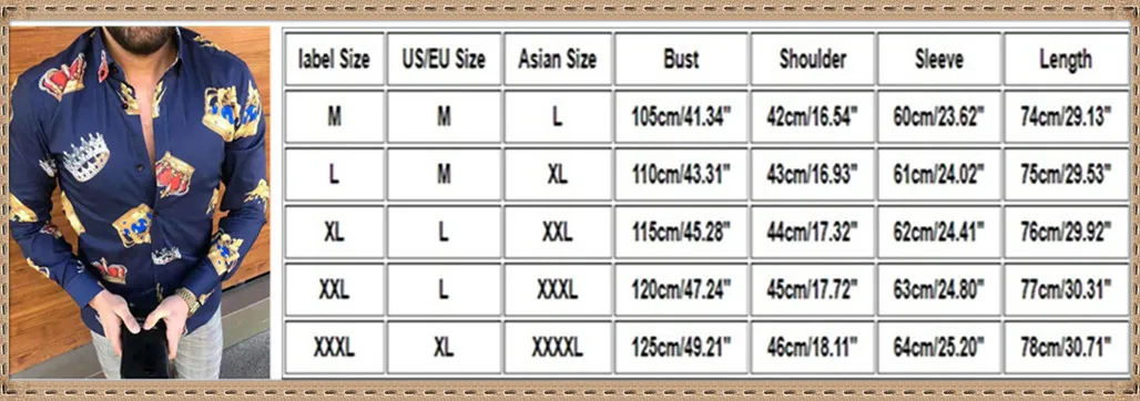 Рубашка мужская приталенная с длинным рукавом люксовая королевская модная