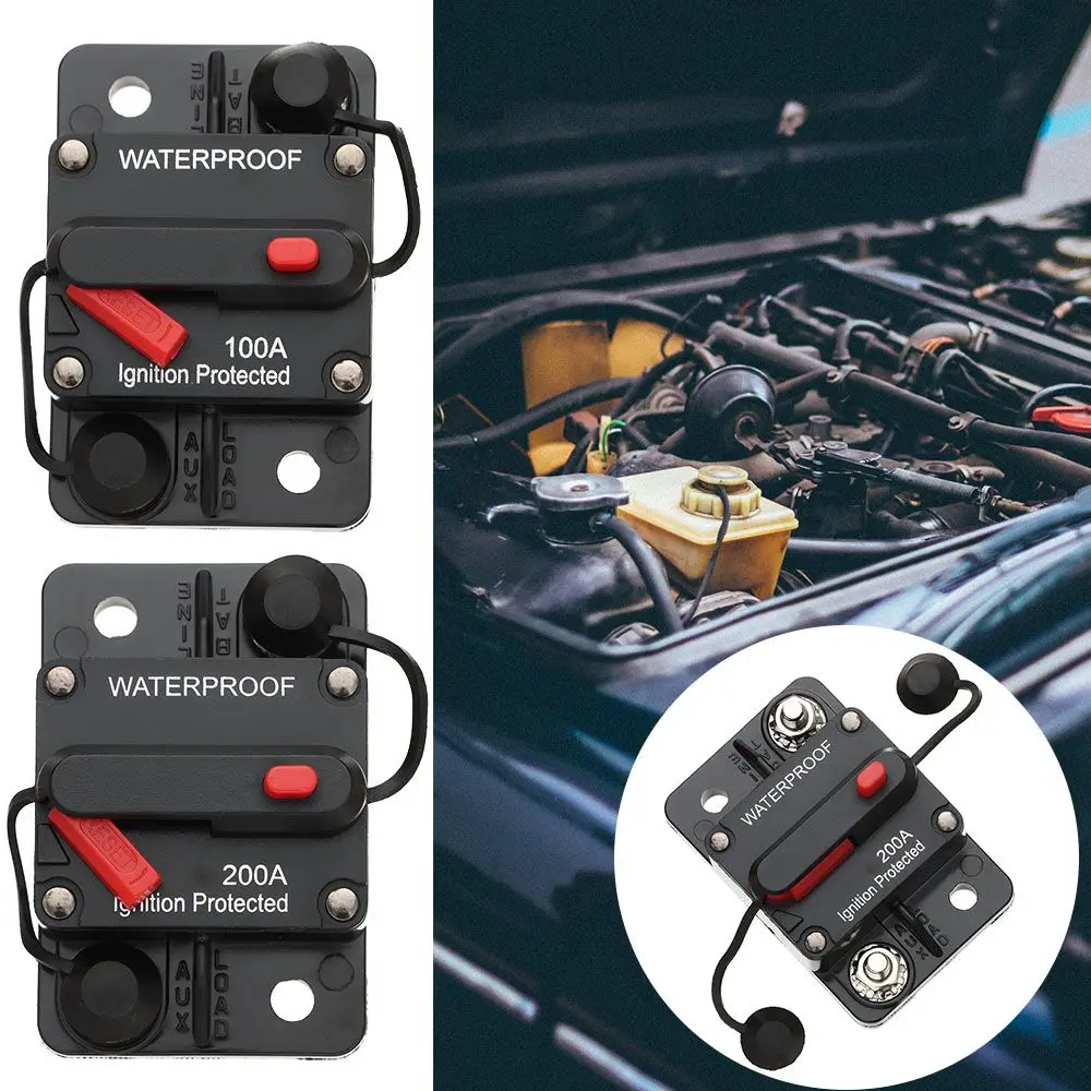 1 шт. 12-48 В водонепроницаемый автоматический выключатель поверхностного монтажа