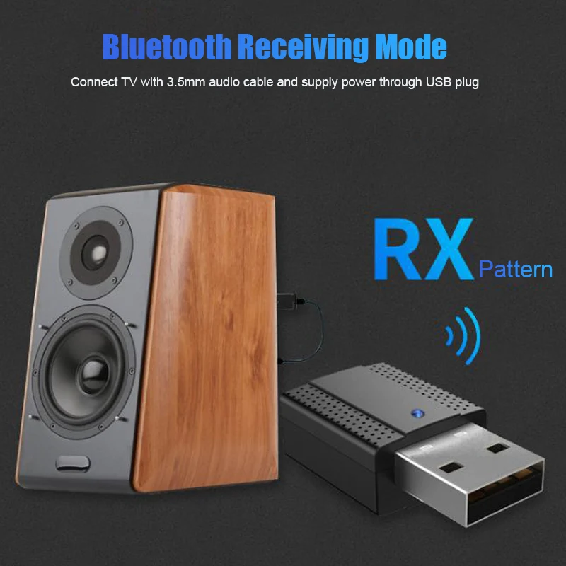 2 в 1 USB Bluetooth 5 0 адаптер мини беспроводной аудио передатчик приемник для