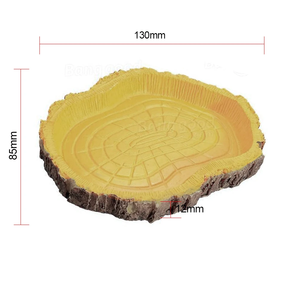 

Sleeping Pet Supplies Habitat Home Laboratory Toys Portable Climbing Resin Multipurpose Reptile Water Dish