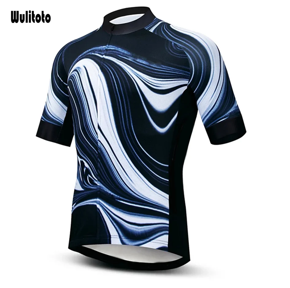 

Летняя велосипедная Спортивная футболка WULITOTO с коротким рукавом для горного велосипеда, дышащая одежда для горного велосипеда, Спортивная ...