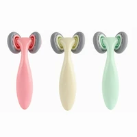 3colors shaving artifact v face roller type manual facial beauty bar non jade crystal scrapping massage lifting and tightening