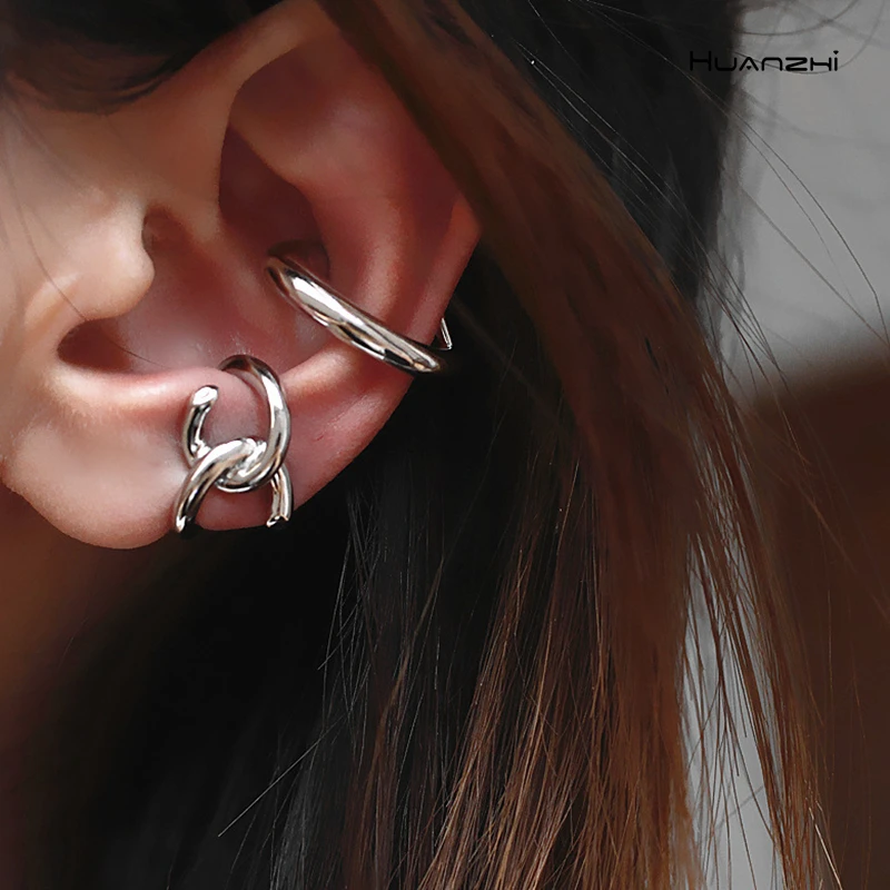 HUANZHI 2019 Новые Модные Простые индивидуальные искажения нерегулярные