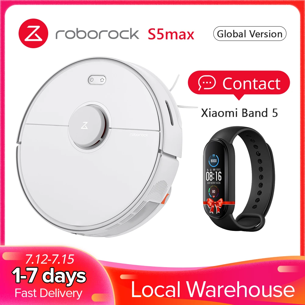 Roborock S5 Max робот пылесос S5max беспроводной для домашнего обновления S50 S55 собирает