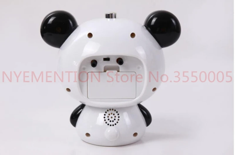 20 шт. милый будильник в форме панды беззвучный детский для ленивых студентов